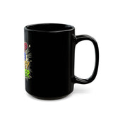 God Money Power (GMP) Comic-Style Black Coffee Mug — 11oz & 15oz