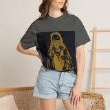 Religious Icon Graphic T‑Shirt — "God Money Power" Vintage Streetwear