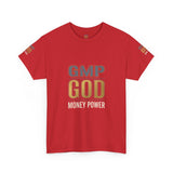 GMP GOD Money Power T-Shirt — Bold Gold Logo Tee