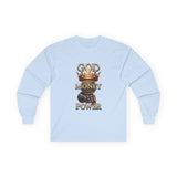 Long Sleeve Tee — GOD MONEY POWER Graphic Shirt