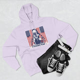 Patriotic 'God Money Power' Hoodie — Americana Flag Graphic Fleece Hoodie