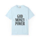 God Money Power T-Shirt — Bold Faith & Hustle Graphic Tee
