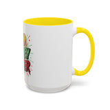 God Money Power Accent Coffee Mug — Bold Motivational Religious Coffee Cup (11/15oz)