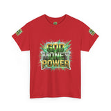 God Money Power Tee — Bold Faith & Wealth Graphic T-Shirt