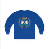 Money Power Long Sleeve Tee — “GMP GOD” Laurel Graphic