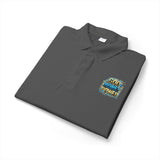 God is My Power Polo Shirt — Faith-Based Graphic Performance Polo