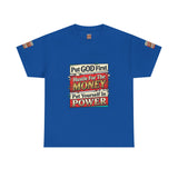 Put GOD First Hustle For The MONEY Tee - Faith & Motivation Graphic T-Shirt