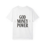 God Money Power T-Shirt — Bold Faith & Hustle Graphic Tee