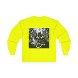 Angel Of Death Long Sleeve Tee — Dark Fantasy Angel & Serpent Graphic