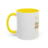 Inspirational Coffee Mug — “Put God First, Hustle for the Money”