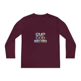 Youth Long Sleeve Tee — 'GMP GOD Money Power' Graphic