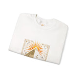 Egyptian Pyramid Sun Graphic Sweatshirt - "Good Morning, Pharaoh" Crewneck