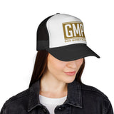 GMP Trucker Hat — "God Money Power" Logo Mesh Cap