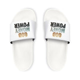 God Money Power Slide Sandals — Men's Removable-Strap Pool Slides