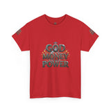 God Money Power Graphic Tee — Faith & Hustle Christian T-Shirt