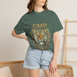 GMP Tiger Crest T‑Shirt — "God Money Power" Graphic Tee
