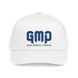 GMP "God Money Power" Mid Profile Baseball Cap - Vintage Athletic Logo Hat