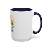 God Money Power Accent Coffee Mug — Inspirational Faith & Prosperity Gift (11/15oz)