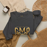 God Money Power Crewneck Sweatshirt — Patriotic American Flag Graphic