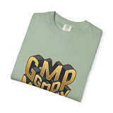 Good Money Power Graphic Tee — GMP 3D Gold Lettering T-Shirt