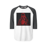 Raglan Shirt — Red Mystic Graphic ‘I Could Believe Anything’ Baseball Tee