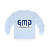 GMP God Money Power Long Sleeve Tee — Bold Faith & Prosperity Shirt
