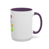 GMP God Money Power Accent Coffee Mug — Colorful Motivational Tea Cup (11/15 oz)