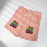God Money Power Sweat Shorts — Graphic Fleece Lounge Shorts