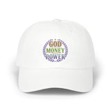 God Money Power- Embroidered Dad Cap