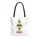 God Money Power Tote Bag — Christian Faith & Prosperity Graphic Tote