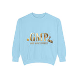 GMP "God Money Power" Sweatshirt — Gold Foil Graphic Crewneck