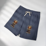 God Money Power Fleece Sweat Shorts — Graphic Casual Lounge Shorts