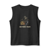 God Money Power Muscle Tank — Faith & Prosperity Graphic Tank Top