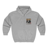 God Money Power (GMP) Zip Hoodie — Vintage Eagle Graphic