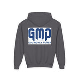 GMP “God Money Power” Youth Hoodie — Bold Faith & Motivation Pullover