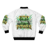 God Money Power Bomber Jacket - Graphic Lightweight Men’s Bomber