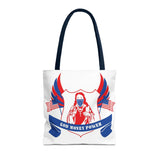 Tote Bag — Patriotic 'God Money Power' Religious Graphic Tote