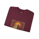 Egyptian Pyramid Sun Graphic Sweatshirt - "Good Morning, Pharaoh" Crewneck