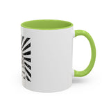 Coffee Mug — 'God Money Power' Bandana Jesus Black Accent Mug (11/15oz)