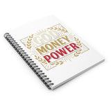 God Money Power Spiral Notebook — Inspirational Faith & Wealth Journal