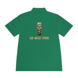 God•Money•Power Polo Shirt — Men’s Athletic Performance Polo