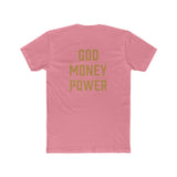 God Money Power T-Shirt — Crown & Fist Graphic Tee