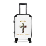 GMP 'God Money Power' Carry-On Suitcase — Cross & Currency Travel Luggage