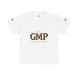 GMP "God Manly Power" Graphic Tee — Bold Logo Cotton Shirt