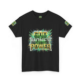 God Money Power Tee — Bold Faith & Wealth Graphic T-Shirt