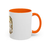 Coffee Mug — "God Money Power" Gold Emblem Accent Mug