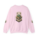 God Power Crewneck Sweatshirt – Faith-Inspired Graphic Pullover