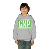 GMP Youth Hoodie — 'God Money Power' Green Logo Pullover