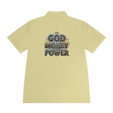 God Money Power Polo Shirt — Men's Motivational Sport Polo