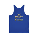 God Money Power Tank Top — Faith & Prosperity Graphic Tank